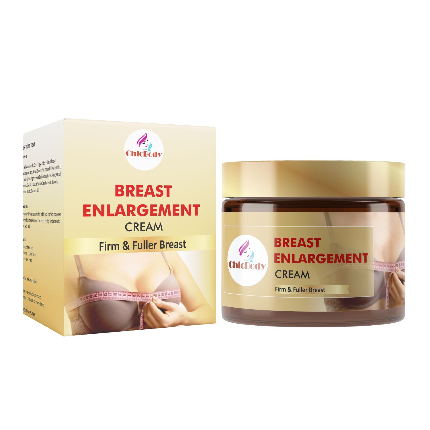 Chic Body  Cream-100 Gm  | Breast Growth Cream ( Pack Of 2)